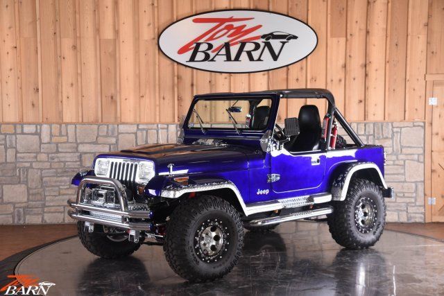 1989 Jeep Wrangler Laredo Fully Custom Custom Purple 2DR LAREDO Automatic 1989 Jeep Wrangler Laredo Fully Custom