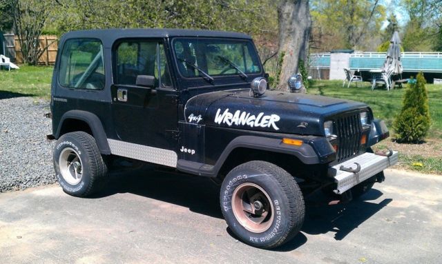 1989 JEEP WRANGLER NO ACCIDENTS 4X4 STICK 5 SPEED NO RESERVE TJ YJ TRUCK PLOW 1989 Jeep Wrangler