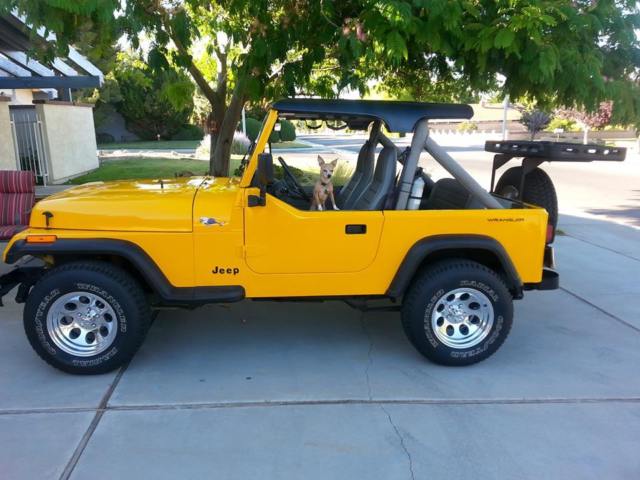 1989 jeep wrangler yj summer bikini top and full winter soft top 1989 Jeep Wrangler YJ