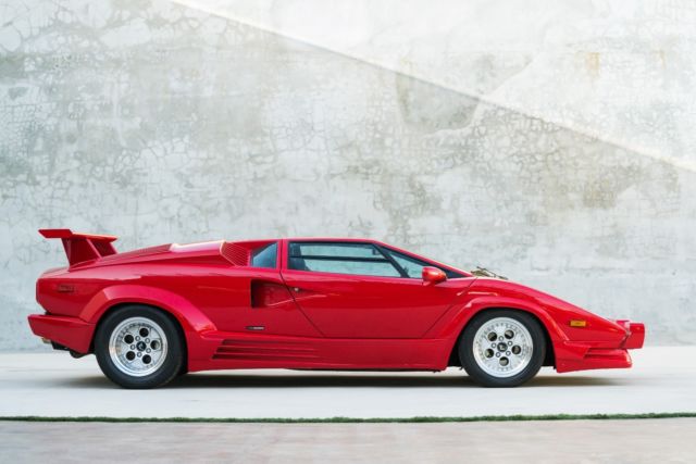 1989 Lamborghini Countach 25th Anniversary, Open MSO, 579 Original Miles, 1989 Lamborghini Countach