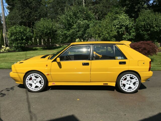 1989 Lancia Delta HF Integrale 8V - Awesome Project - 1552 wheels - Yellow - WOW 1989 Lancia Delta Integrale
