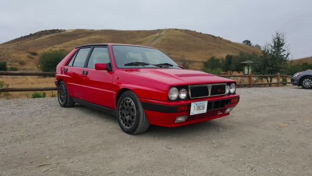 1989 Lancia Delta HF Integrale AWD Turbo 8V RED Martini Very fast Rally Car 1989 Lancia Delta HF Integrale 8V
