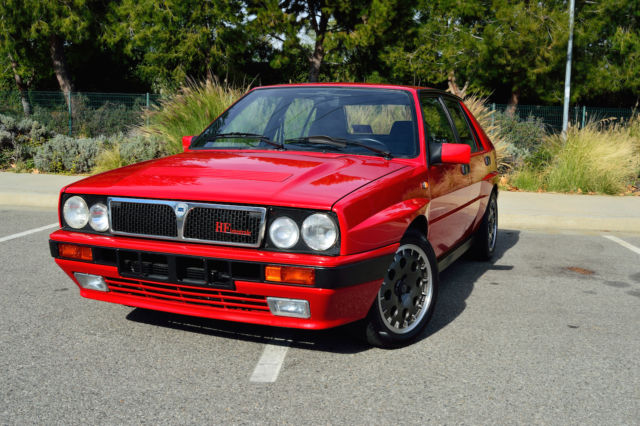 1989 Lancia Delta Integrale HF 8V Red Martini 1989 Lancia Delta HF Integrale