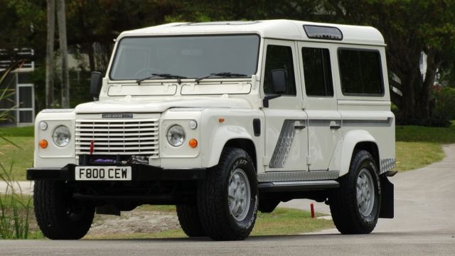 1989 LAND ROVER DEFENDER 110 COUNTY STATION WAGON TURBO DIESEL 5 SPEED MUST SEE 1989 Land Rover Defender DEFENDER COUNTY WAGON 110