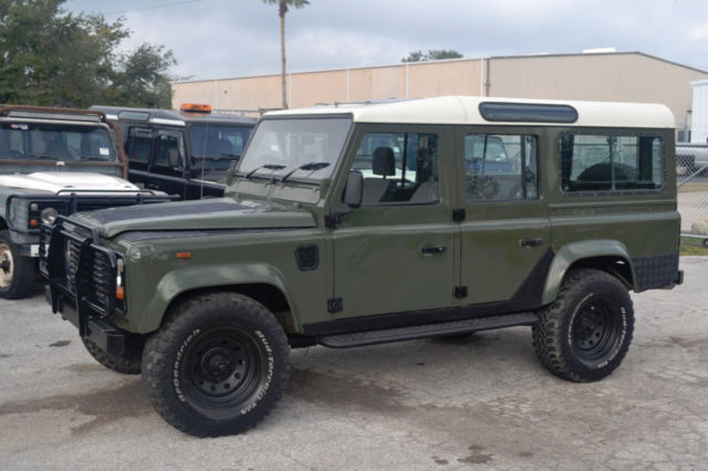 1989 LAND ROVER DEFENDER 110 TURBO DIESEL 2.5L 19J 1989 Land Rover Defender County Station Wagon