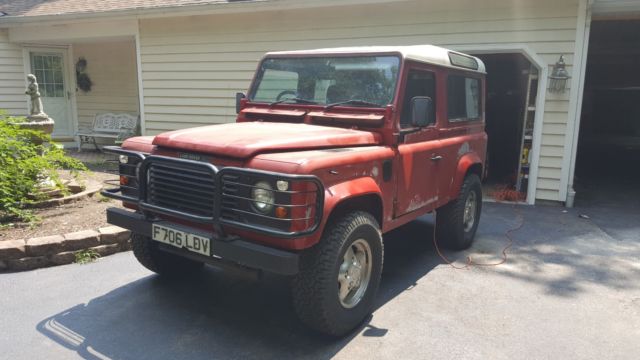 1989 LAND ROVER DEFENDER 90, 2.5 TURBO DIESEL, RHD, CLEAR US TITLE 1989 Land Rover Defender