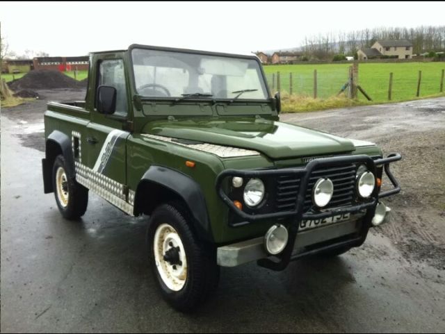 1989 LAND ROVER DEFENDER 90 SHORT BED PICKUP IN GREAT SHAPE TURBO DIESEL 1989 Land Rover Defender
