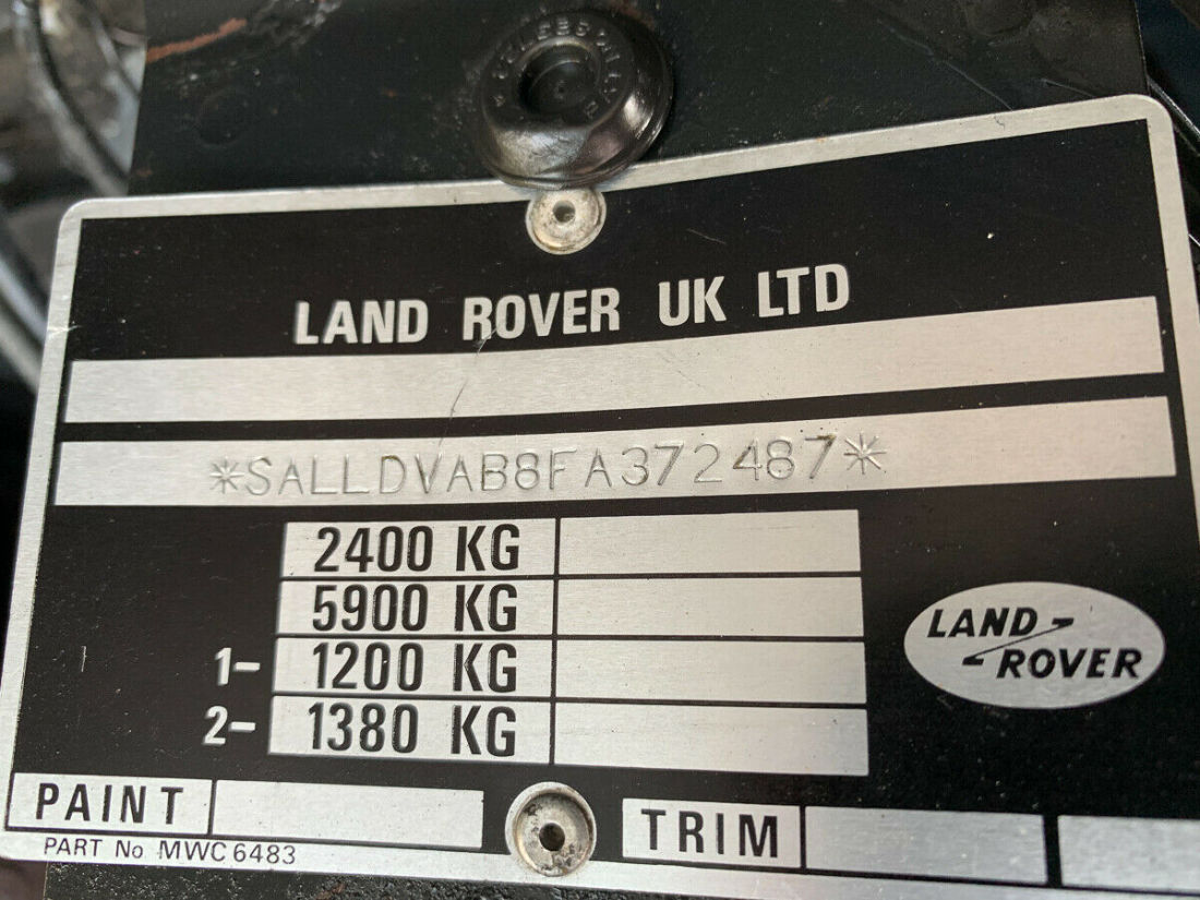 1989 Land Rover Defender Left Hand Drive! Original SEE VIDEO! - photo 5