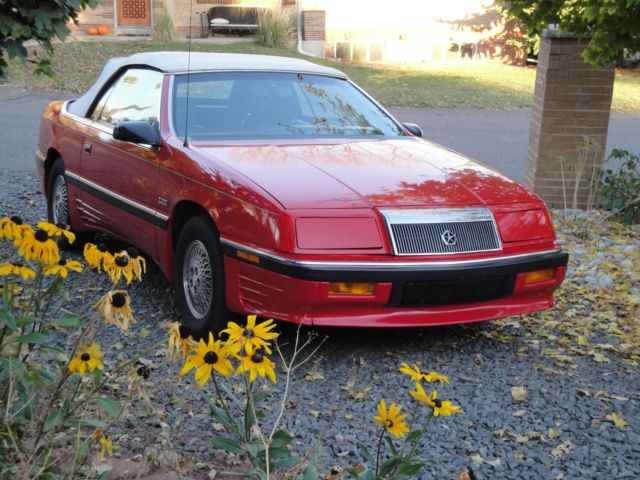 1989 LEBARON CONVERTIBLE 1989 Chrysler LeBaron CONVERTIBLE