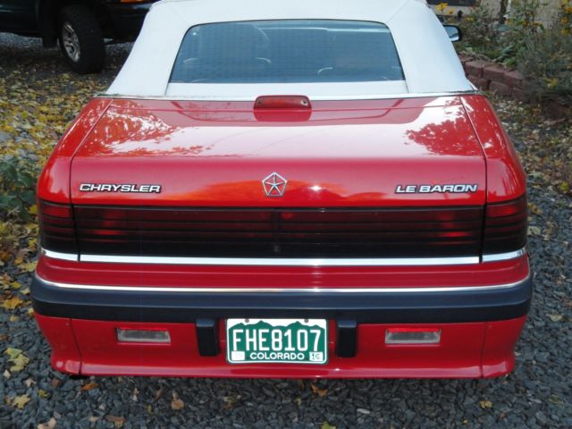 1989 Chrysler LeBaron CONVERTIBLE - photo 5