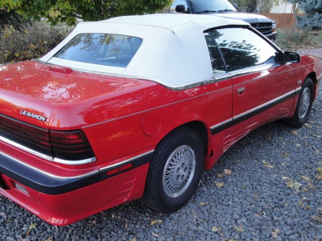 1989 Chrysler LeBaron CONVERTIBLE - photo 6