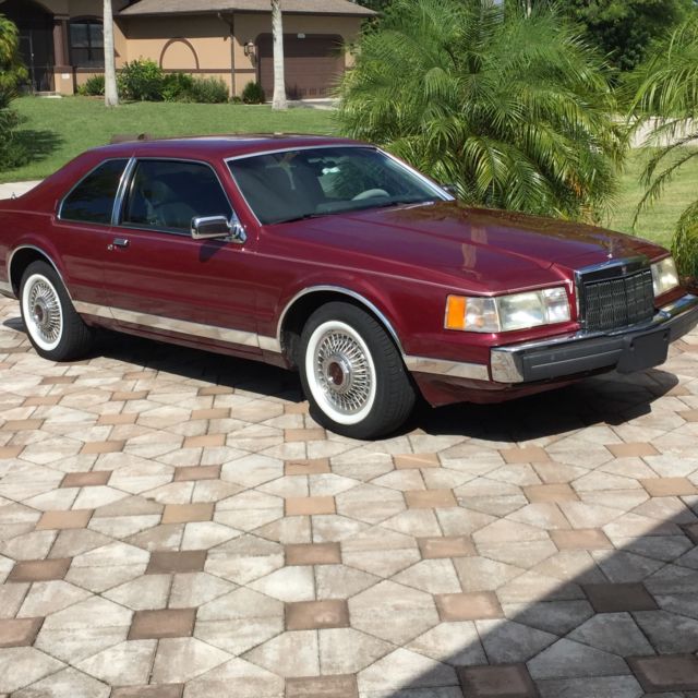 1989 LINCOLN MARK 7 BILL BLASS EDITION 1989 Lincoln Mark Series BILL BLASS