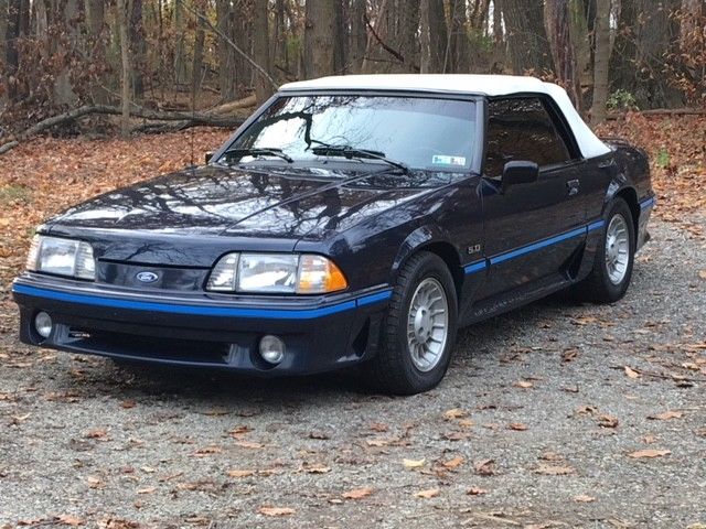 1989 low mileage convertible Mustang 1989 Ford Mustang GT