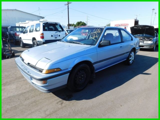 1989 LS Used 1.6L I4 16V Manual NO RESERVE 1989 Acura Integra LS