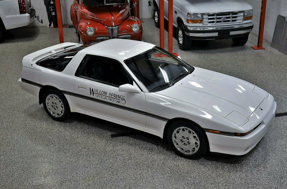1989 MARK III TOYOTA SUPRA TURBO OFFICIAL WILLOW SPRINGS PACE CAR BEATS RX 7 WRX 1989 Toyota Supra Official Willow Springs International Raceway Pace