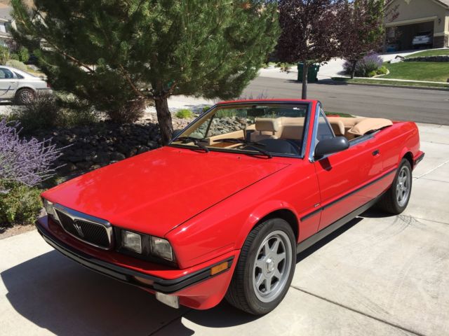 1989 Maserati Bi-Turbo Spyder 1989 Maserati Spyder Zagato