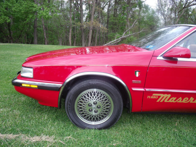1989 Chrysler Other Chrysler tc by Maserati - photo 2