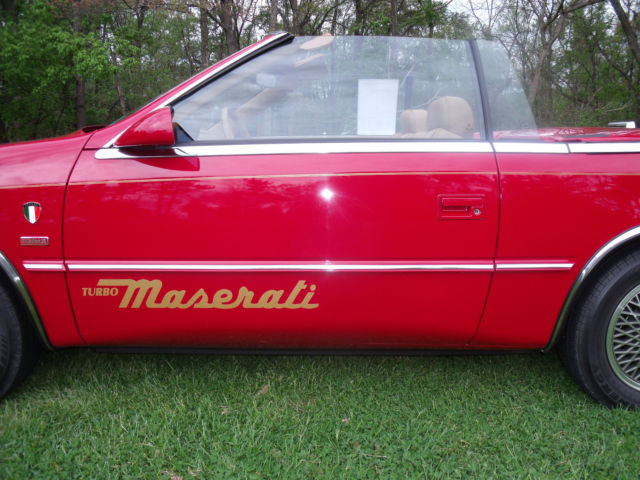 1989 Chrysler Other Chrysler tc by Maserati - photo 3