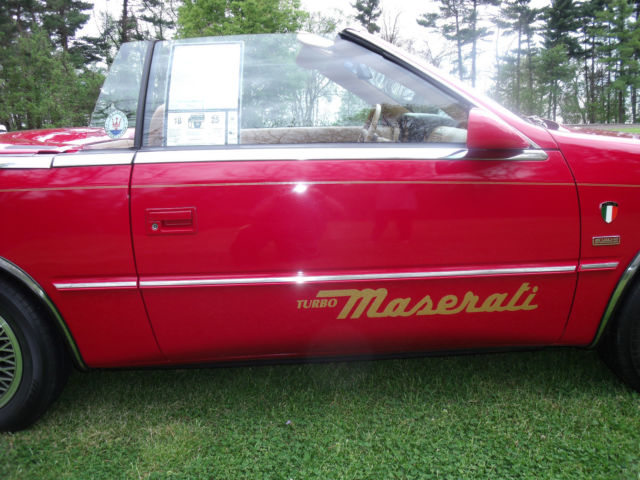 1989 Chrysler Other Chrysler tc by Maserati - photo 6