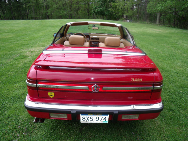 1989 Chrysler Other Chrysler tc by Maserati - photo 8