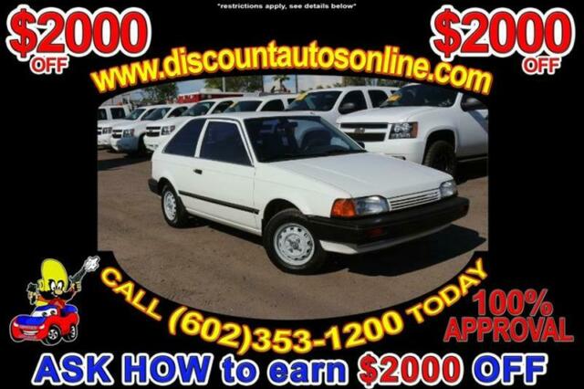 1989 Mazda 323 83837 Miles White Hatchback 1.6L I4 Unknown 1989 Mazda 323 --
