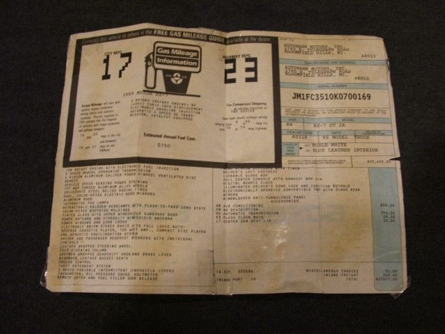 1989 Mazda RX-7 Convertible - photo 12