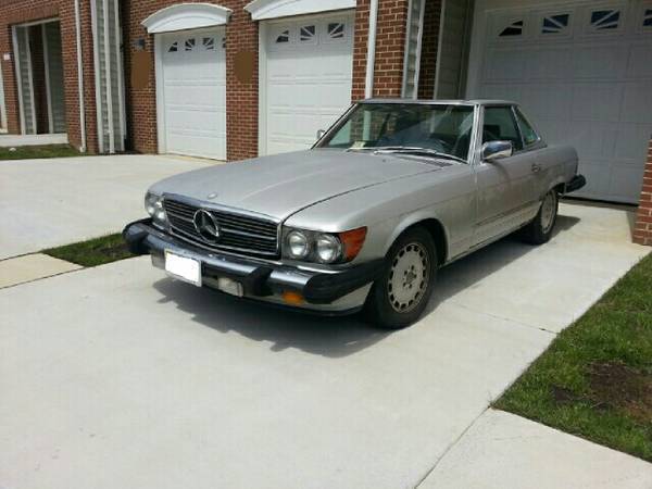 1989 Mercedes 560sl 2 top roadster 1989 Mercedes-Benz SL-Class 560SL convertible