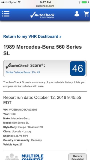 1989 Mercedes-Benz SL-Class Silver Mettalic - photo 9