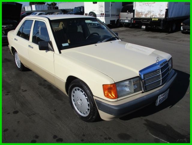 1989 Mercedes-Benz 190E 4 Dr Used 2.6L I6 12V Automatic NO RESERVE 1989 Mercedes-Benz 190-Series 4 Dr