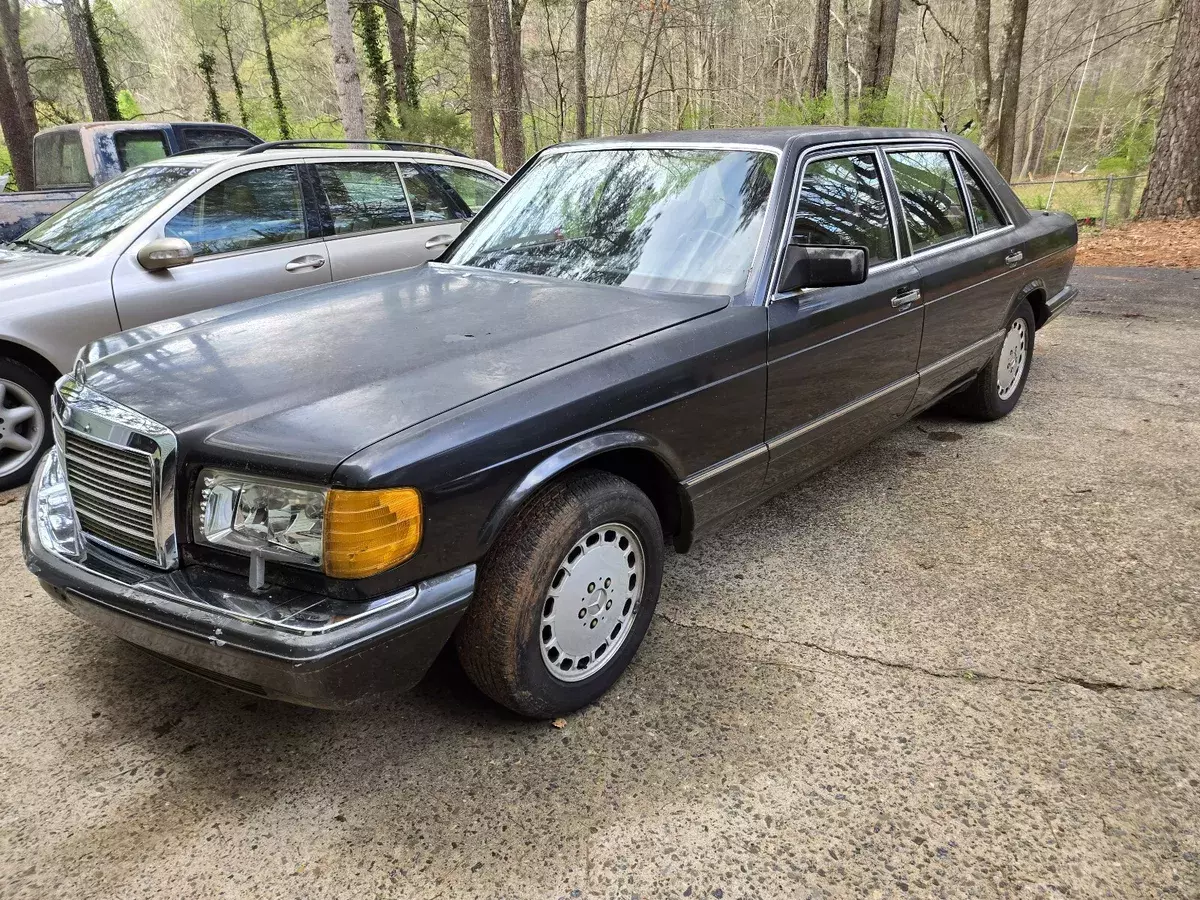 1989 Mercedes-Benz 300SEL Sedan Black SEL 1989 Mercedes-Benz S-Class SEL