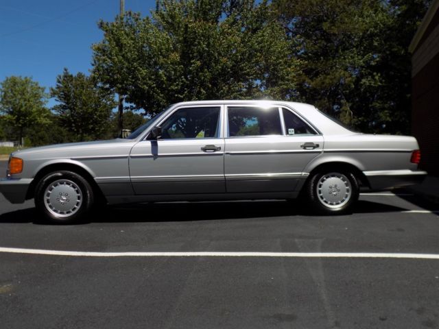 1989 Mercedes-Benz 420 Series SEL Silver Or Aluminum 4d Sedan Auto 1989 Mercedes-Benz 420 Series SEL