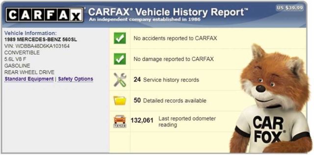 1989 Mercedes-Benz SL-Class 560 SL Soft Hard Top SL560 Serviced Rear Seat CARFAX - photo 13