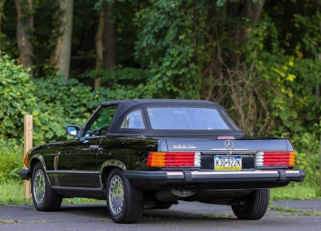 1989 Mercedes-Benz SL-Class 560 SL Soft Hard Top SL560 Serviced Rear Seat CARFAX - photo 8