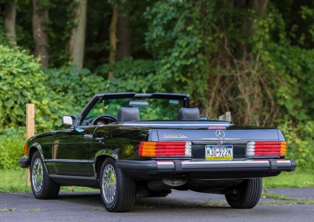 1989 Mercedes-Benz SL-Class 560 SL Soft Hard Top SL560 Serviced Rear Seat CARFAX - photo 9