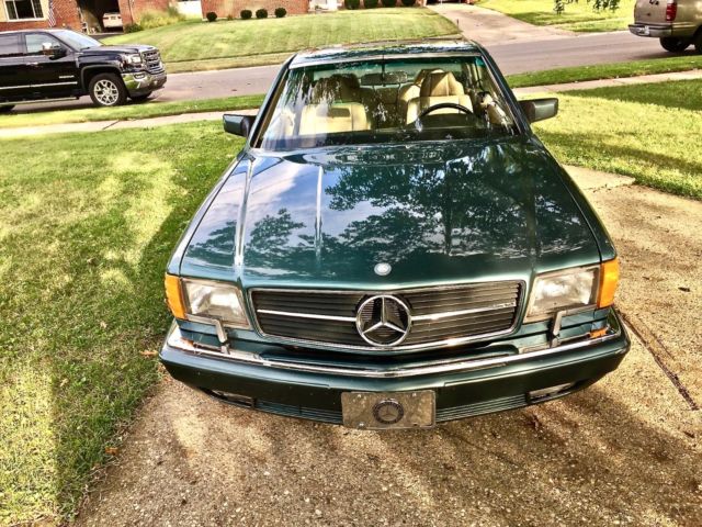 1989 Mercedes Benz 560SEC 2 Owner 89K Miles Blue Green Rare! 1989 Mercedes-Benz 500-Series 560SEC 89K Miles Chain Guides Done!