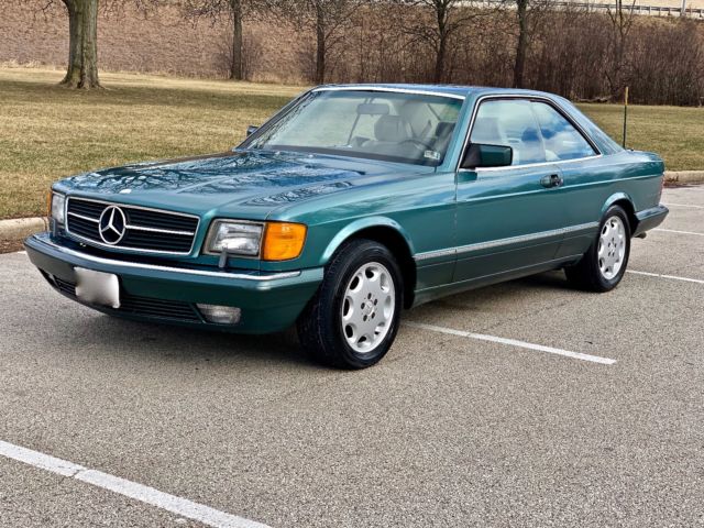 1989 Mercedes Benz 560SEC 2 Owner 89K Miles Blue Green Rare! Nicest Around! 1989 Mercedes-Benz 500-Series Chain Guides Done! (630) 273-7595