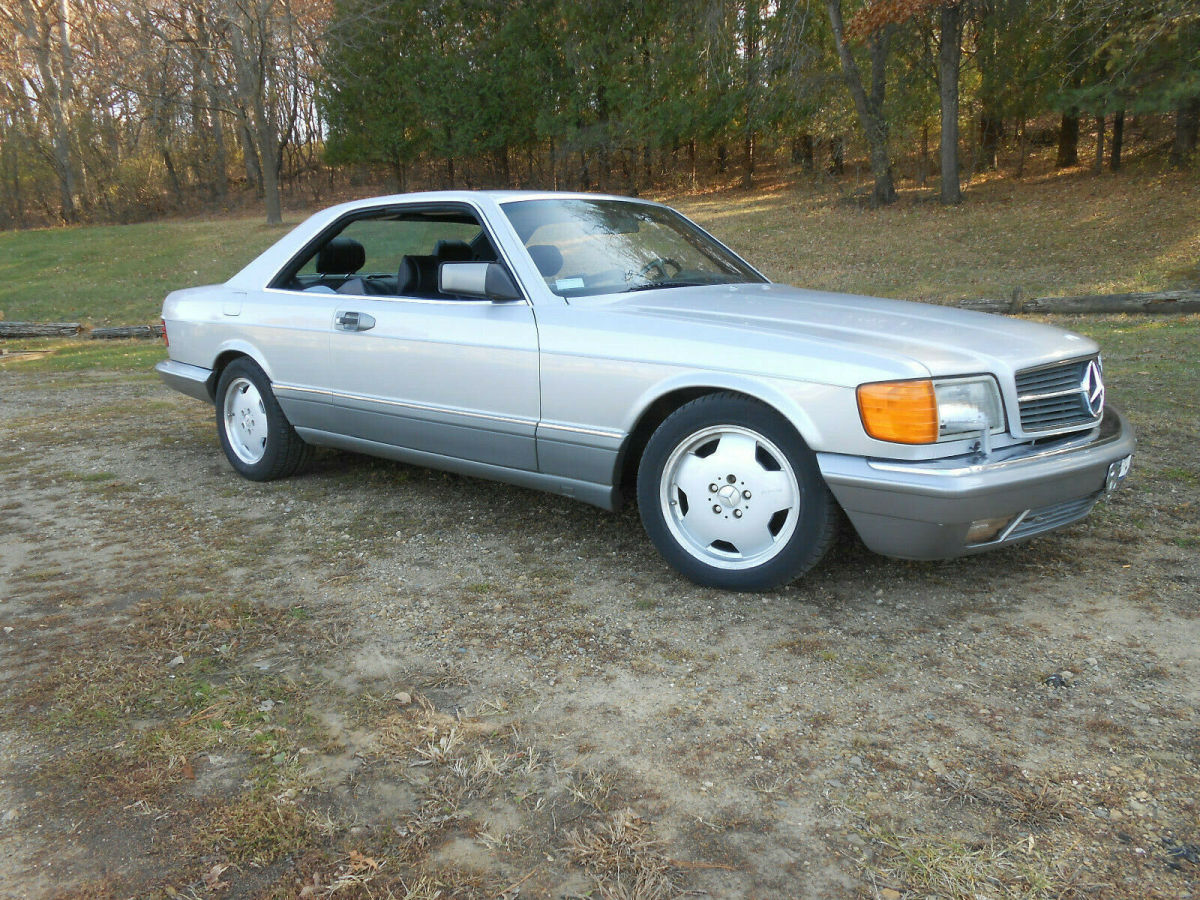 1989 Mercedes Benz 560SEC Clean Title Silver w/Black BEAUTIFUL 1989 Mercedes-Benz S-Class