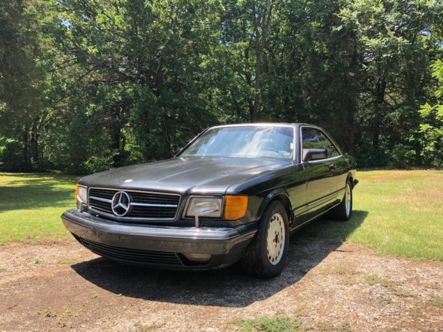 1989 Mercedes-Benz 560SEC showing 125K miles, AMG wheels 1989 Mercedes-Benz 500-Series
