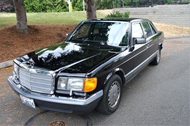 1989 Mercedes Benz 560SEL - Most desirable color combo and late edition flagship 1989 Mercedes-Benz 500-Series