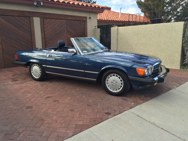 1989 Mercedes Benz 560SL, 43k miles, Nautilus blue/blue, excellent condition 1989 Mercedes-Benz SL-Class