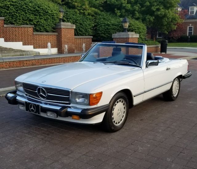 1989 Mercedes Benz 560sl 86k - maintenance records from new 1988 Mercedes-Benz SL-Class