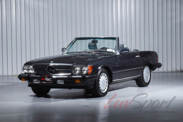 1989 Mercedes-Benz 560SL Black Pearl Metallic/Gray 100% Original Paint 70k MINT 1989 Mercedes-Benz 500-Series 560 SL