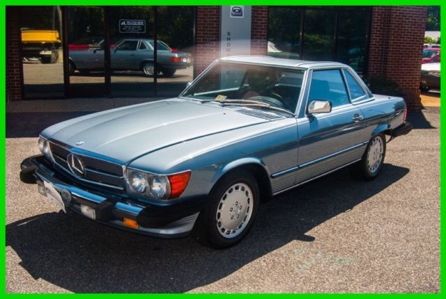 1989 Mercedes-Benz 560SL, Blue/Blue R107 Two Tops 94k miles Very nice 1989 Mercedes-Benz 500-Series 1989 Mercedes-Benz 560SL Blue/Blue, Two Tops, Nice
