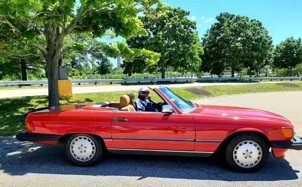 1989 Mercedes-Benz 560SL Convertible Red SL 1989 Mercedes-Benz 560SL SL