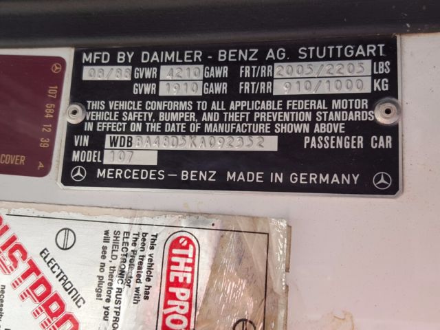 1989 Mercedes-Benz 500-Series - photo 5