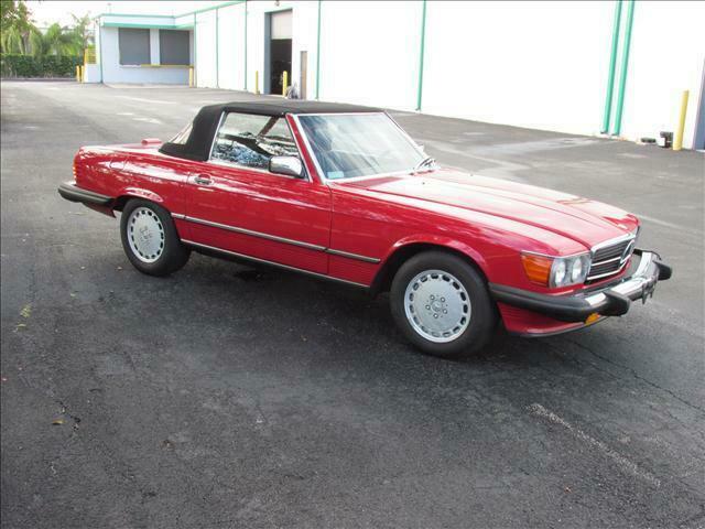 1989 Mercedes-Benz SL-Class 560SL 67782 Miles Red Convertible 5.6L V8 SOHC 16V A 1989 Mercedes-Benz SL-Class 560SL