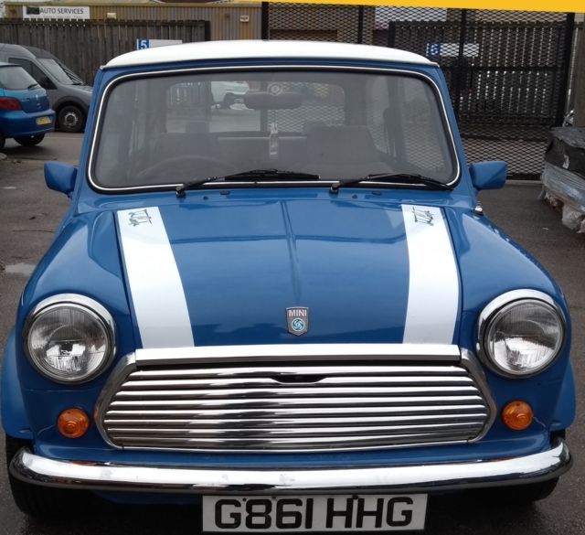1989 MINI AUTOMATIC VERY LOW MILEAGE SUPER EXAMPLE IN HENLEY BLUE 1989 Mini Classic Mini