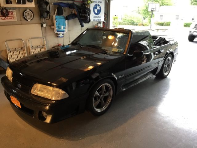 1989 MUSTANG GT CONVERTIBLE 5.0 5 SPEED FOXBODY NOT COBRA LX SHELBY 302 STOCK NR 1989 Ford Mustang CONVERTIBLE