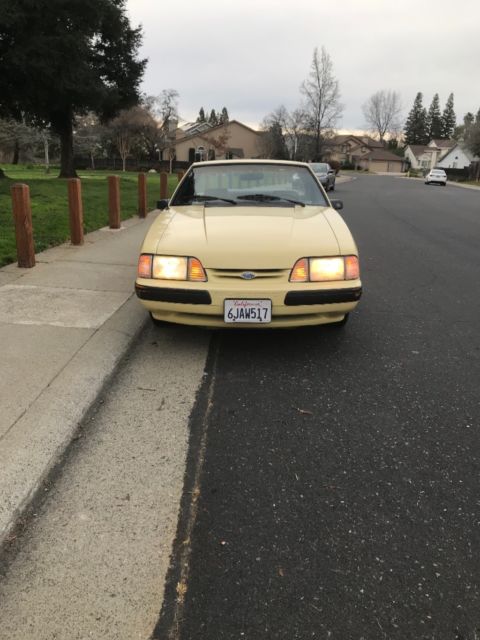 1989 Mustang lx coupe Notchback 1989 Ford Mustang Lx Coupe