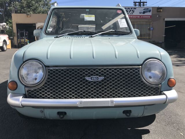 1989 NISSAN PAO “PIKE CAR” FOLD SLIDING RAGTOP FWD 1L 51H/P AT 73000mi 1989 Nissan PAO PK